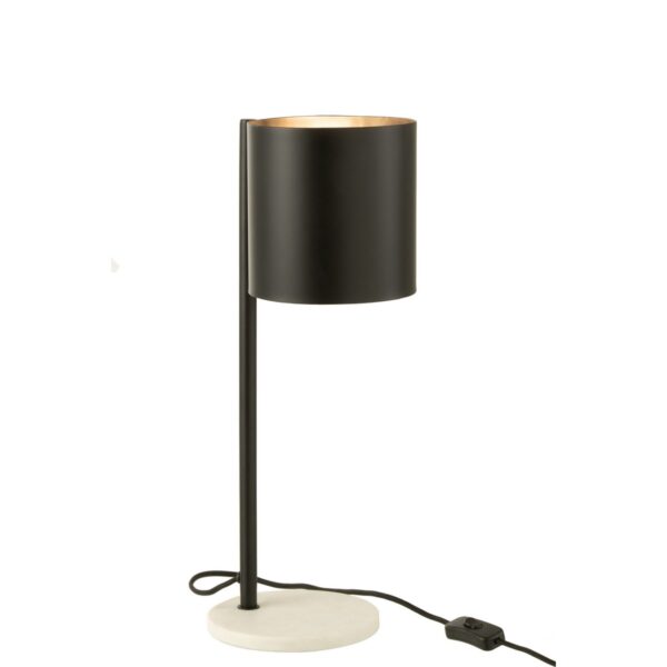J-Line tafellamp Bart - metaal - zwart - Afbeelding 2