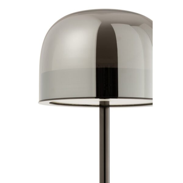 J-Line tafellamp Topja - glas/metaal - zilver WAREHOUSEPROMO - Afbeelding 5