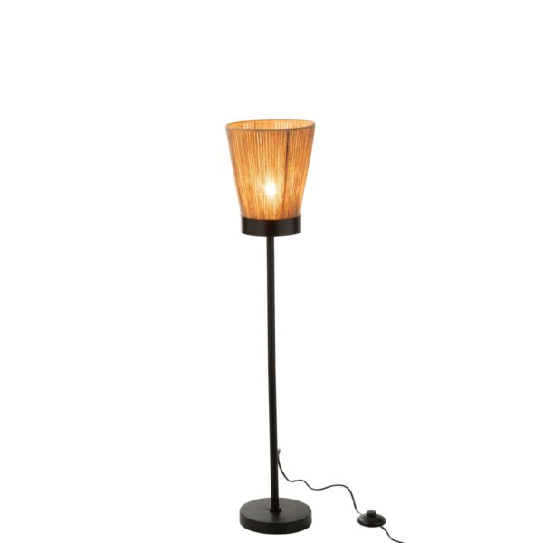 J-Line staanlamp Luna - jute - beige - medium - Afbeelding 2