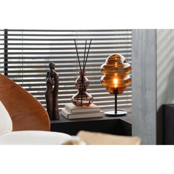 J-Line Tafellamp Honinglepel Glas Bruin - Afbeelding 6