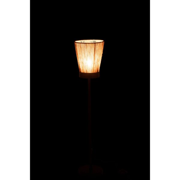 J-Line staanlamp Luna - jute - beige - medium - Afbeelding 3