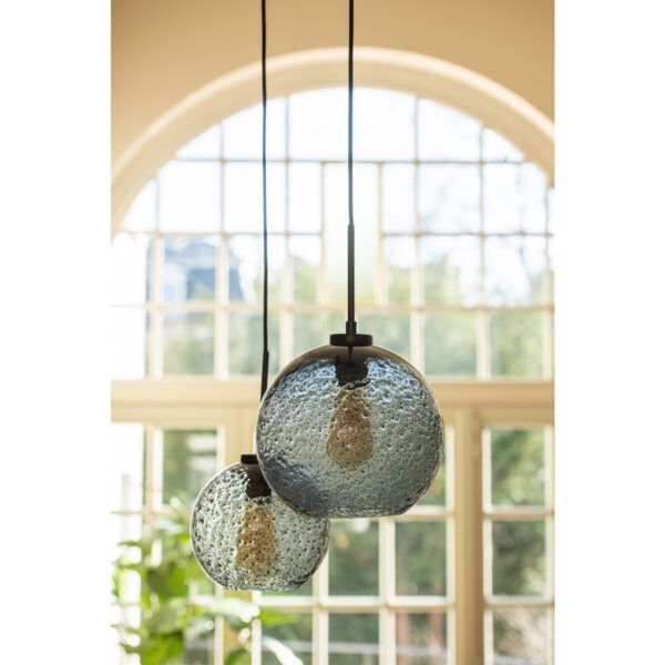 J-Line hanglamp Spikkel Bol - glas - grijs - small - Afbeelding 4