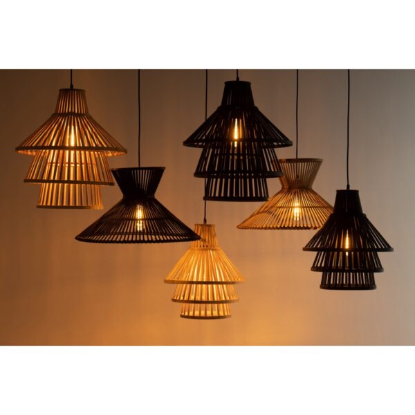 J-Line hanglamp Lagen - Bamboo - naturel - large - Afbeelding 4