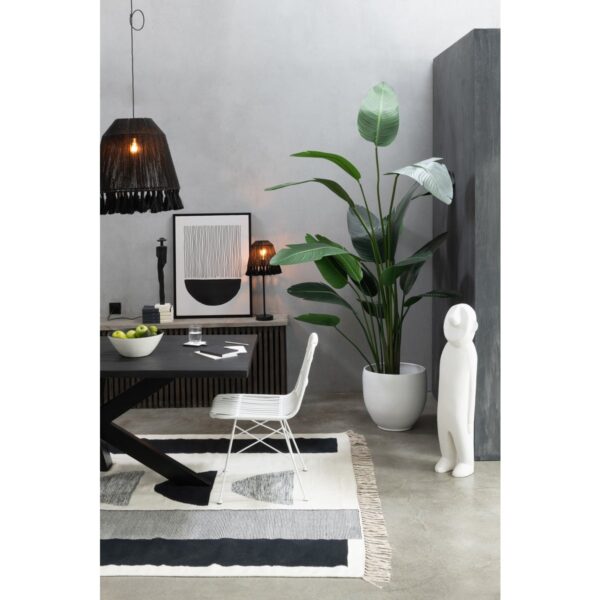 J-Line hanglamp Celia - jute - zwart - large - Afbeelding 5