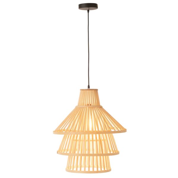 J-Line hanglamp Lagen - Bamboo - naturel - large - Afbeelding 2
