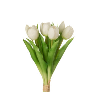 BOEKET TULPEN 7STUKS PU WIT SMALL